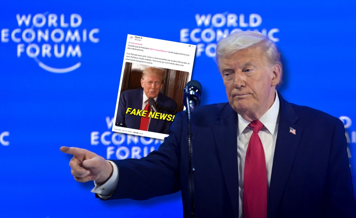 Trump atakuje Macrona, Pałac Elizejski odpowiada. "Fake news"