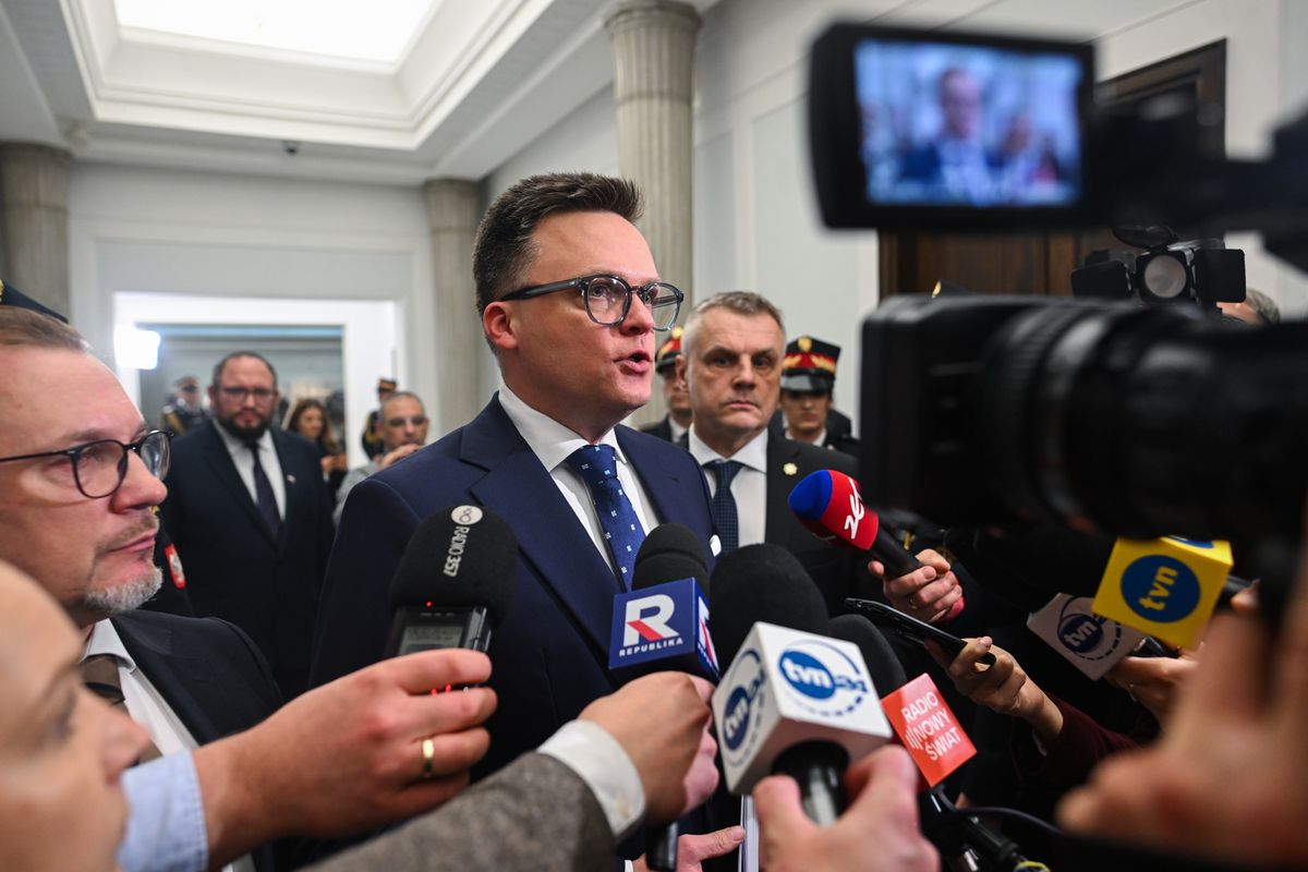 Marszałek Sejmu podkreślił, że obecność krzyża w Sejmie nie jest dla niego problemem