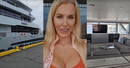 Aneta Glam oprowadza fanów po łodzi tuż przed rejsem z mężem-multimilionerem. "To jest TAKIE DUŻE, że wygląda jak klub nocny" (ZDJĘCIA)