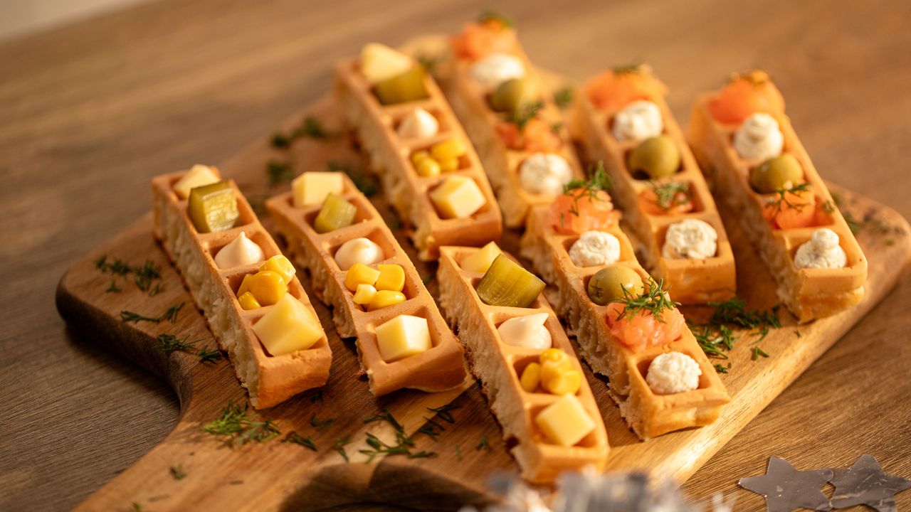 Zrób ze mną karnawałowe przekąski na bazie gofrów. To będzie prawdziwy hit