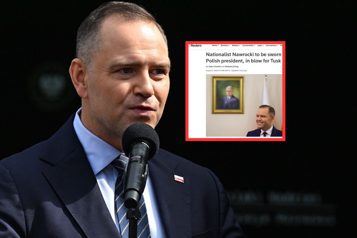 "Nacjonalista, zwolennik MAGA". Reuters pisze o Karolu Nawrockim