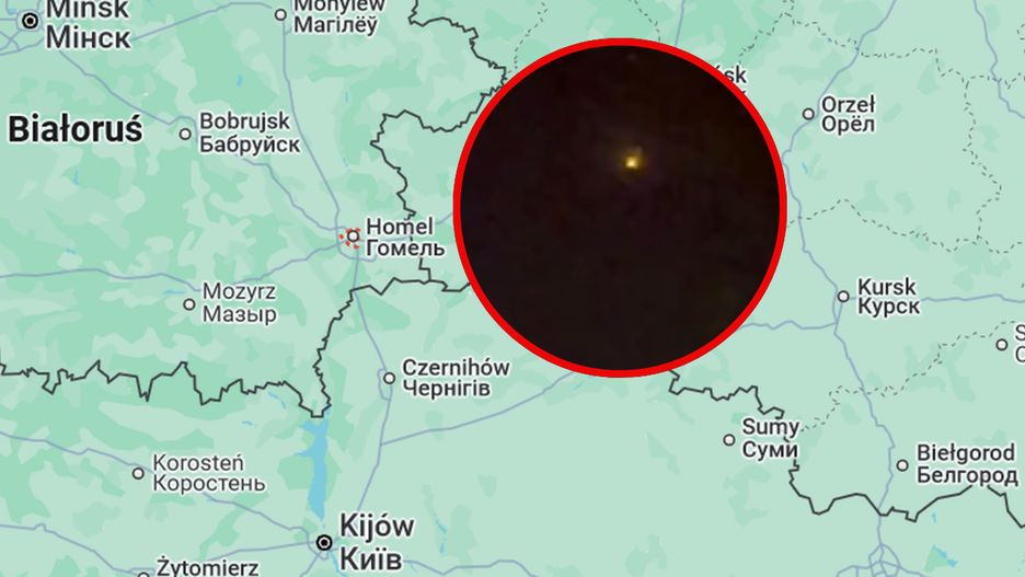 Materiał rzekomej eksplozji nad Homlem