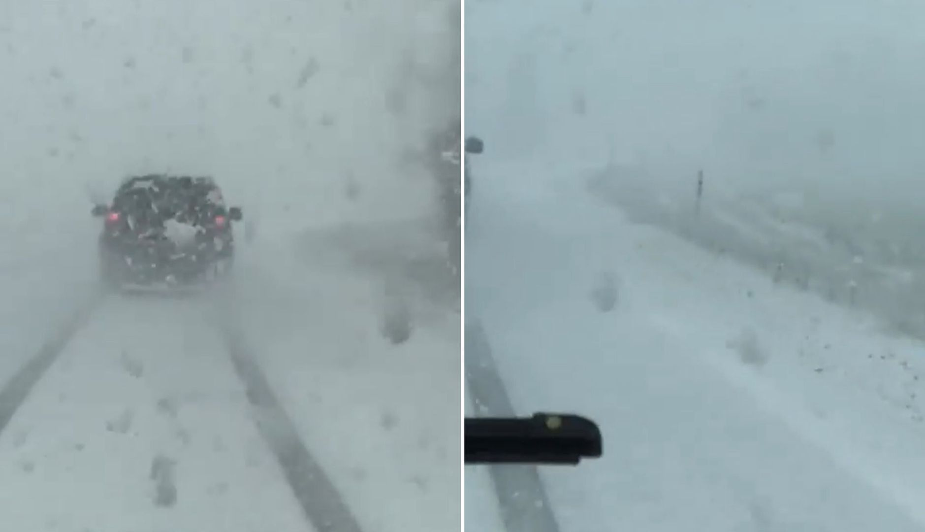 Armageddon na autostradzie. Pokazał nagranie