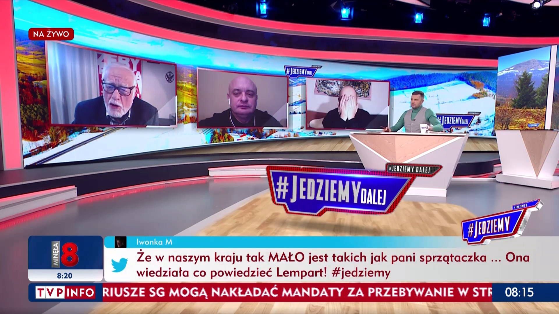 Kadr z programu "#Jedziemy"