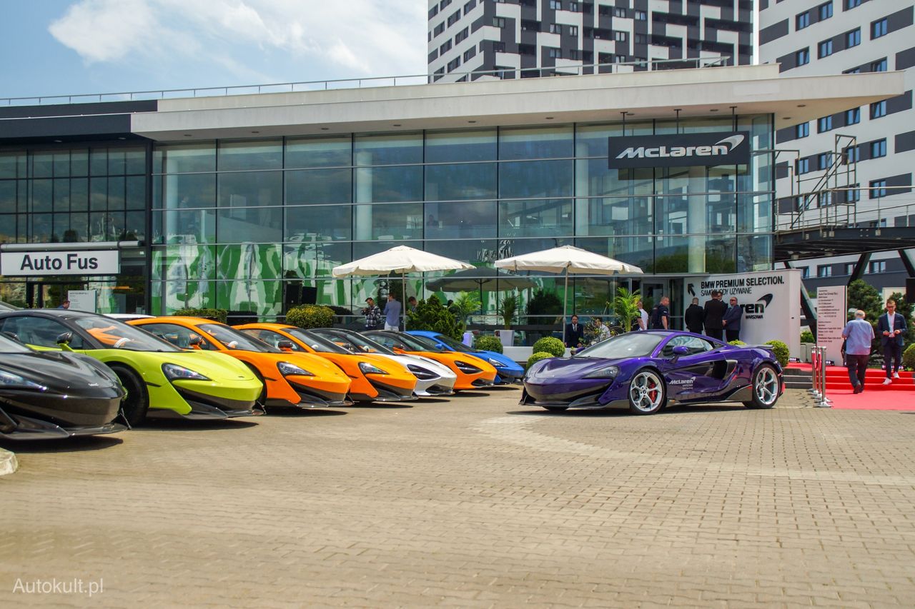 Salon McLaren Warszawa jest zlokalizowany na Pradze Południe