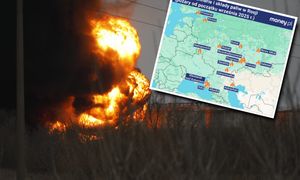 Rosyjskie zaplecze naftowe uszkodzone. Dwie ważne rafinerie nie pracują