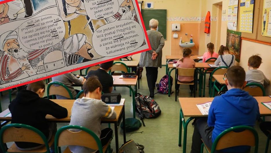 Handel ludźmi w podręczniku do polskiego. "Kto wpada na pomysły takich przykładów?"