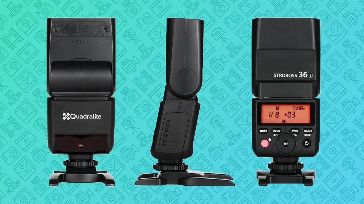 Quadralite Stroboss 36 - przystępna cenowo, wszechstronna lampa reporterska do bezlusterkowców 1