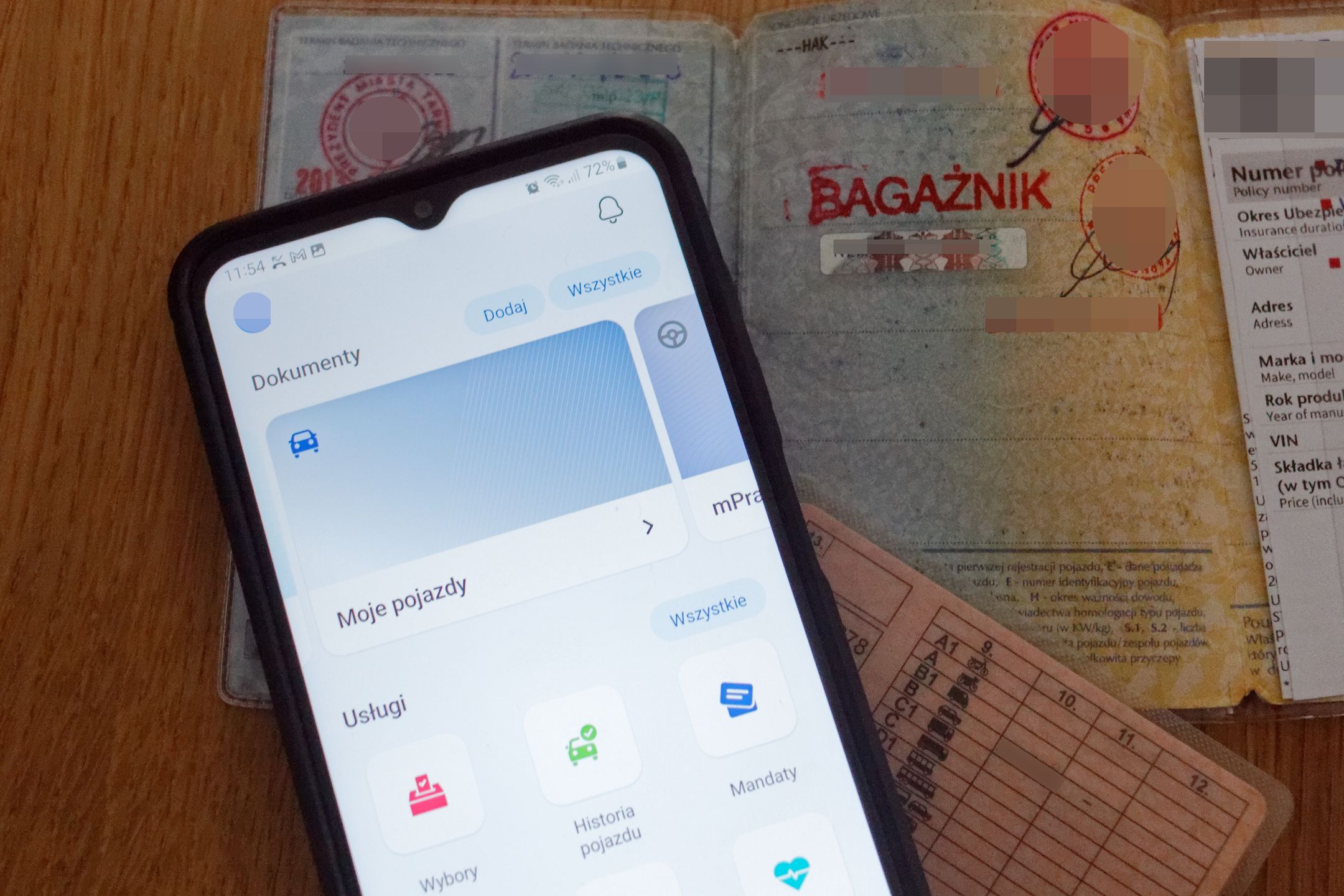 Usługa mPojazd ma mocno ograniczone możliwości