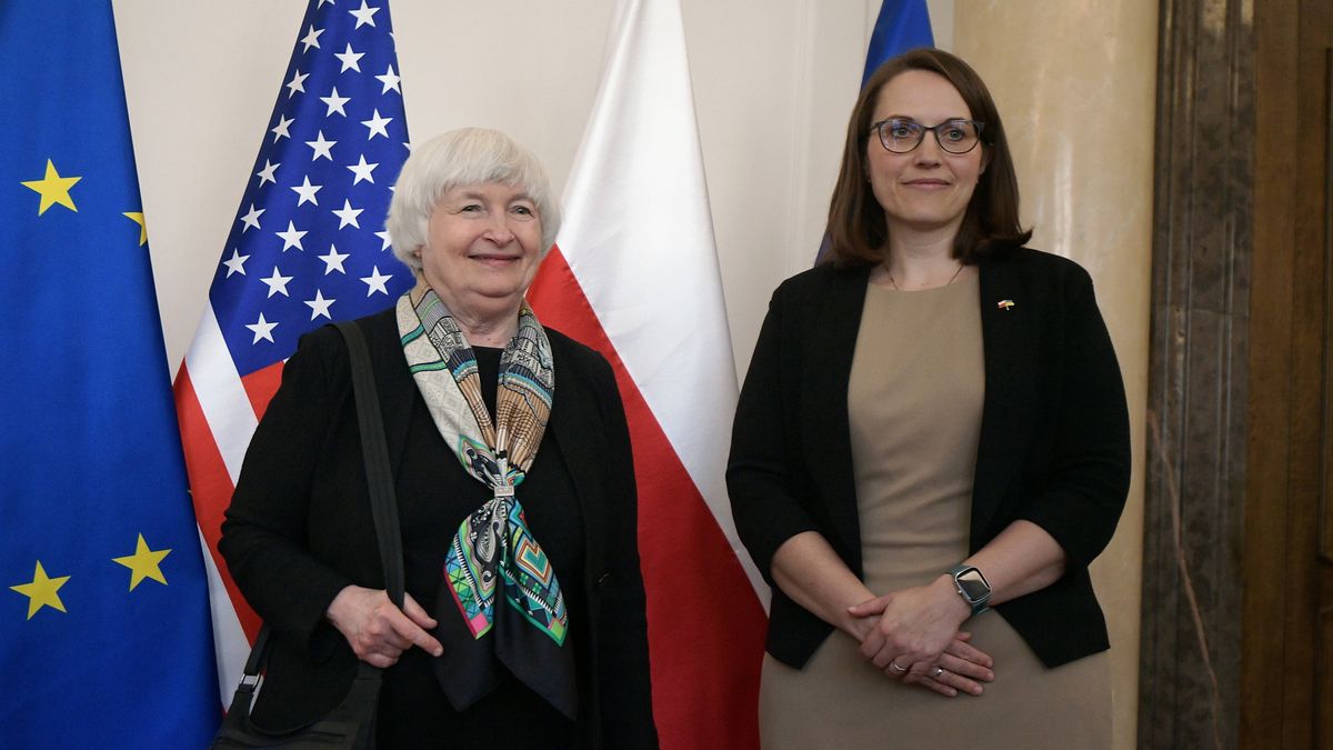 Magdalena Rzeczkowska spotkała się w Warszawie z Janet Yellen