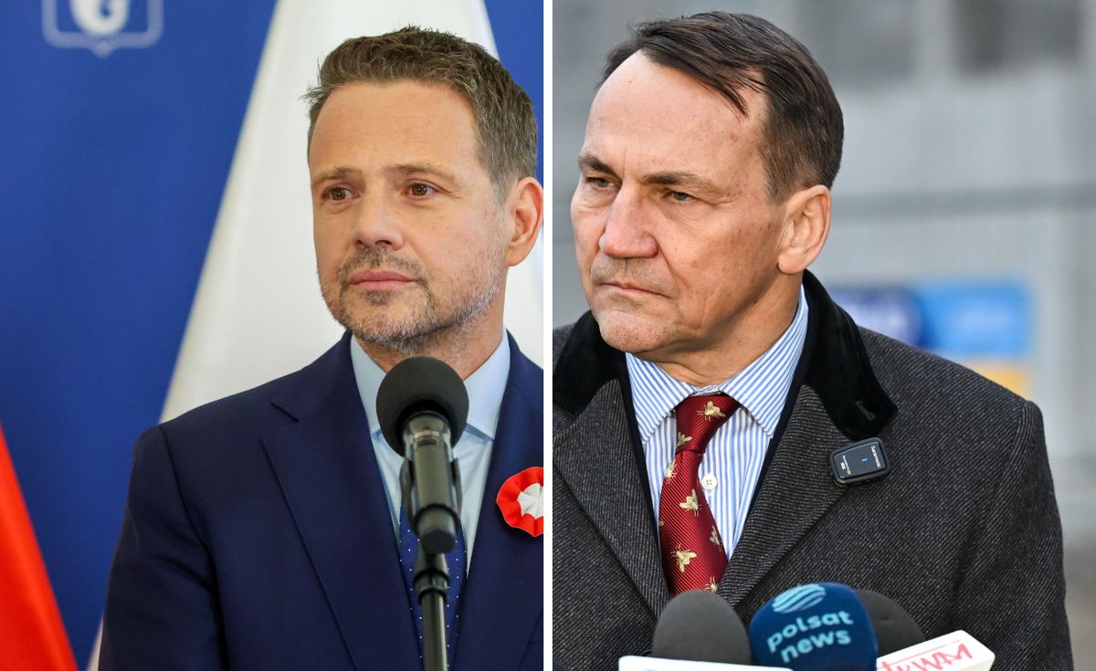 Rafał Trzaskowski i Radosław Sikorski