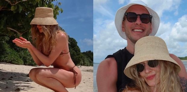 Żona Bartosza Kurka po kontuzji wraca do formy i wygrzewa się na słońcu w KUSYM BIKINI (FOTO)