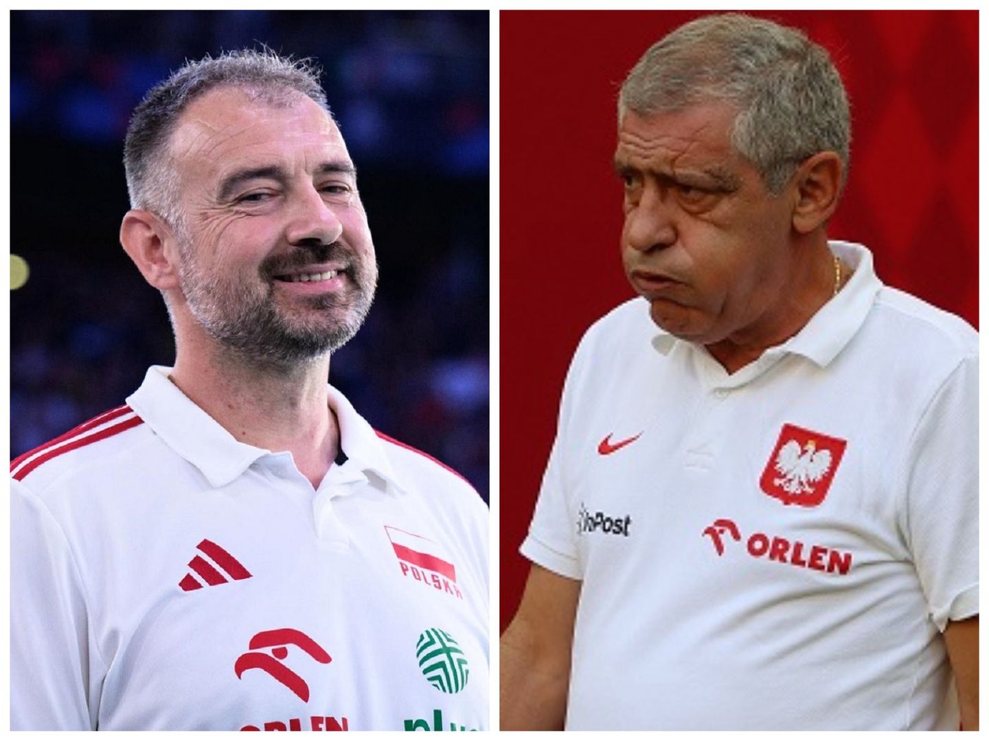 Na zdjęciu: Nikola Grbić i Fernando Santos (WP SportoweFakty/Mateusz Czarnecki)