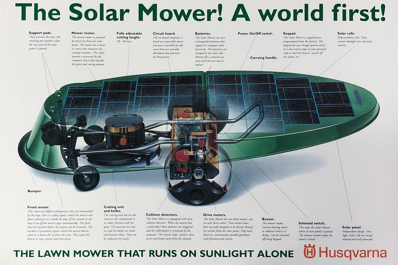 Husqvarna - pierwszy robot koszący solarny - karta katalogowa
