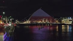 Irlandia uczciła Święto Niepodległości Polski. Most im. Samuela Becketta w Dublinie biało-czerwony