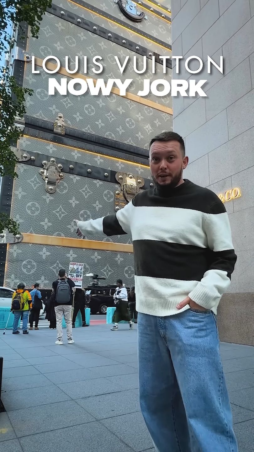 Książulo pognał do knajpy Louis Vuitton w Nowym Jorku