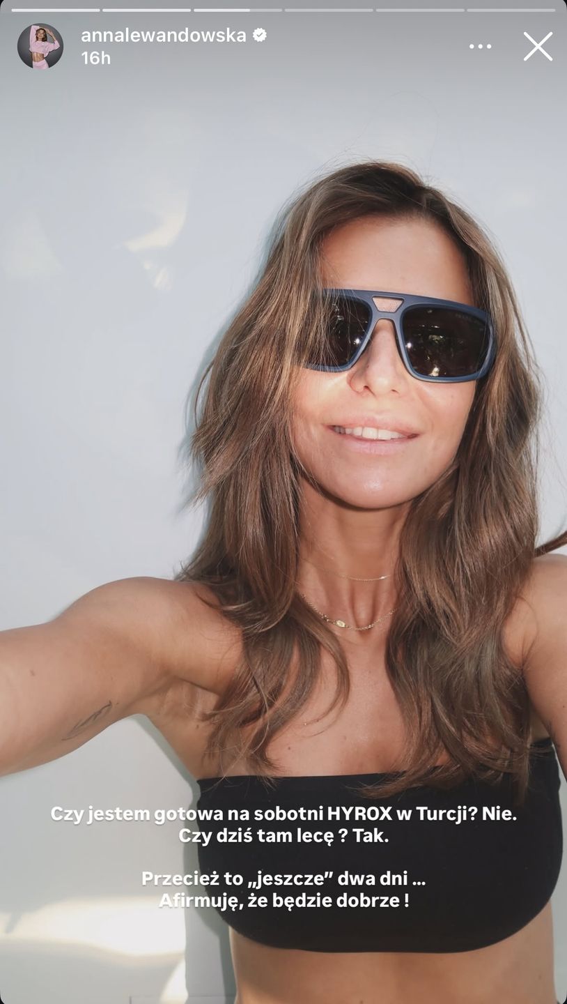 Anna Lewandowska na Instagramie