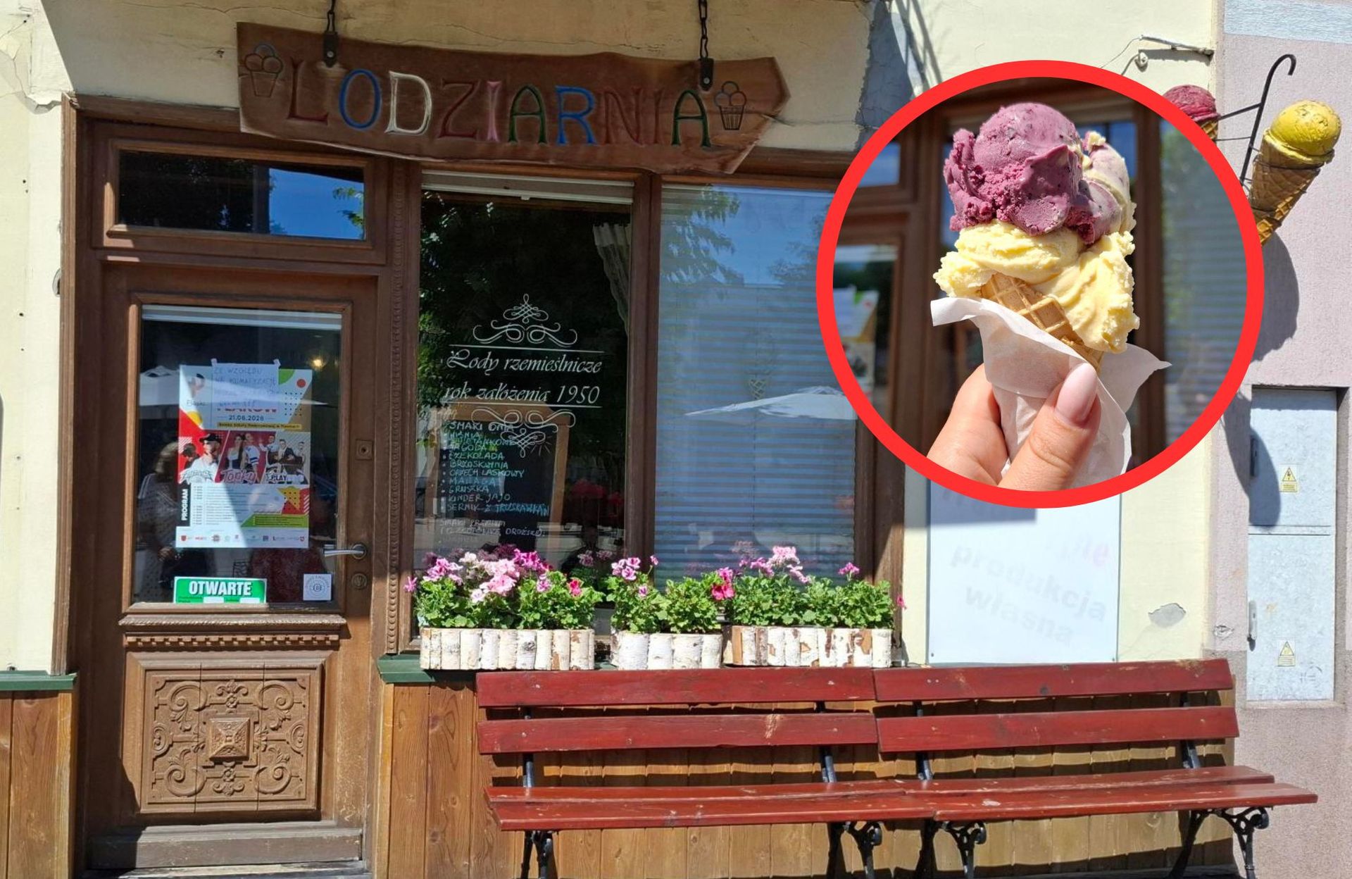 Do tej lodziarni w Piaskach ustawiają się kolejki. Od 70 lat robią lody z przepisu prababci