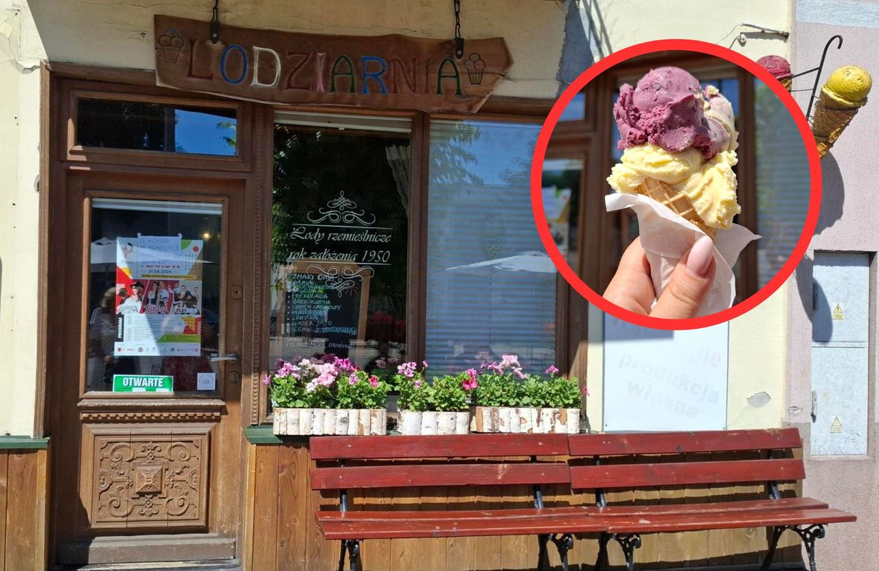 Do tej lodziarni w Piaskach ustawiają się kolejki. Od 70 lat robią lody z przepisu prababci