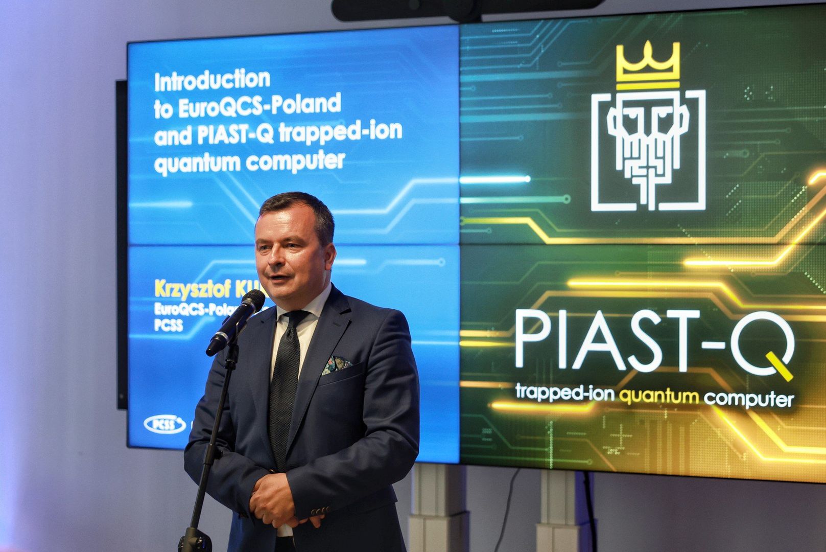 Inauguracja komputera kwantowego PIAST-Q. Znajduje się w PCSS w Poznaniu