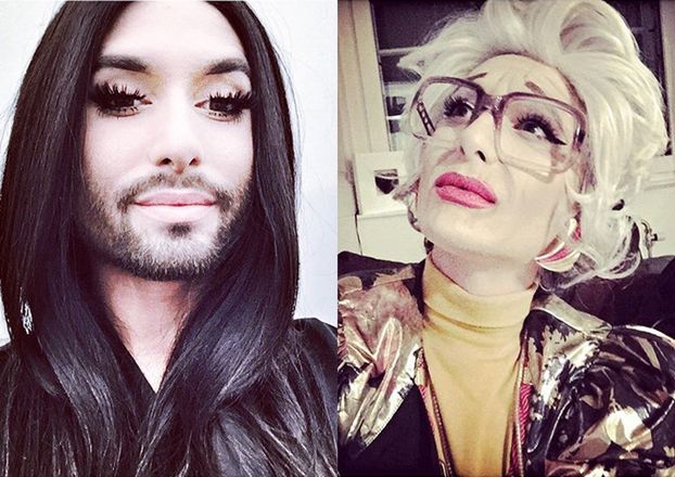 Conchita Wurst zgoliła brodę na Halloween! Poznajecie?