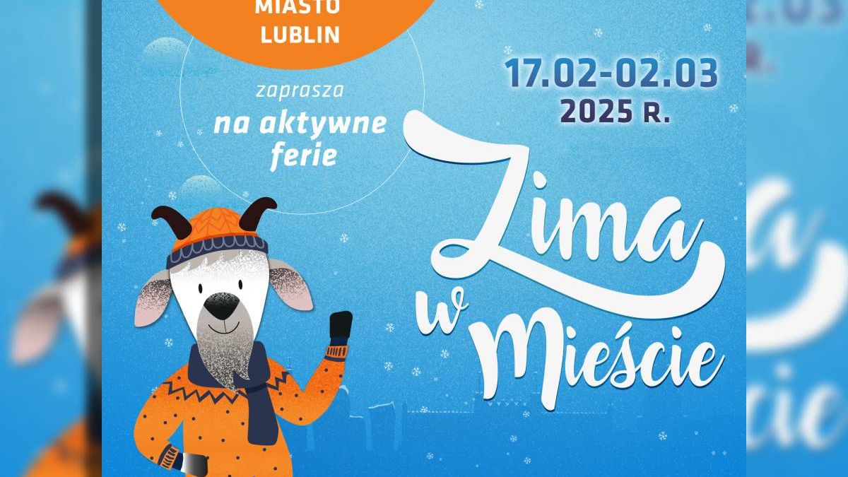 grafika Zima w mieście 2025