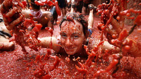 La Tomatina - bitwa na pomidory koło Walencji 1