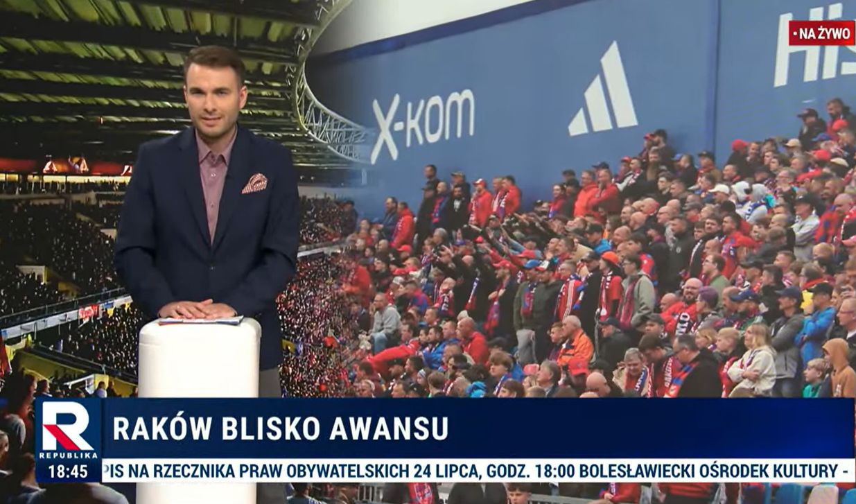 Republika pokaże mecz polskiej drużyny w eliminacjach Ligi Konferencji UEFA. "Stajemy w szranki z Polsatem"