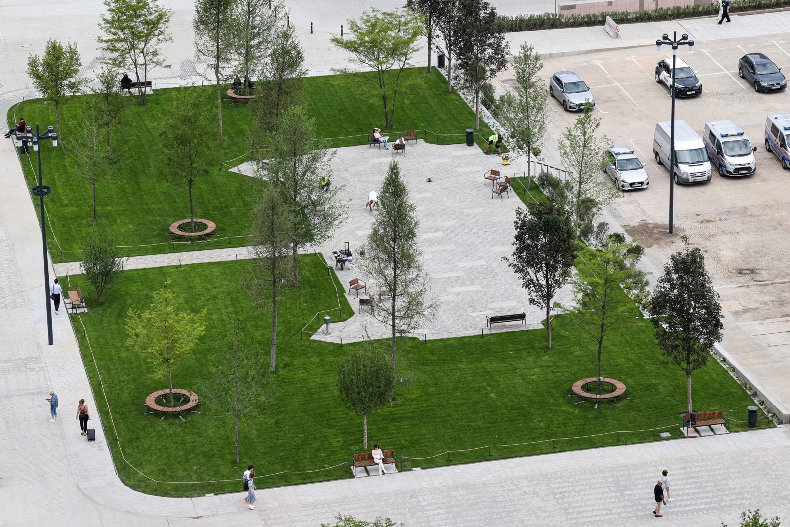 Plac Centralny jest częścią przebudowanego Placu Defilad