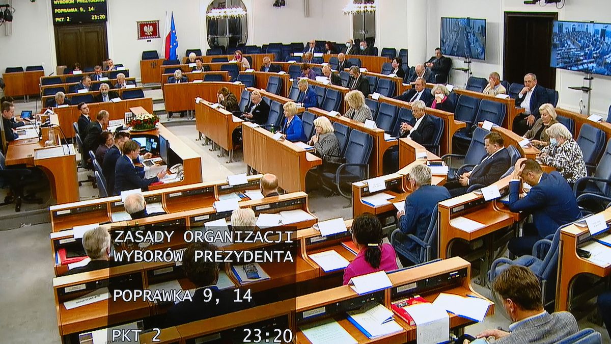 Niecodzienna sytuacja podczas obrad Senatu