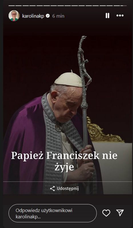 Gwiazdy żegnają papieża Franciszka