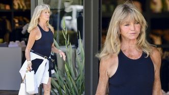Dawno niewidziana 79-letnia Goldie Hawn taszczy torby, prezentując WYDATNE usta
