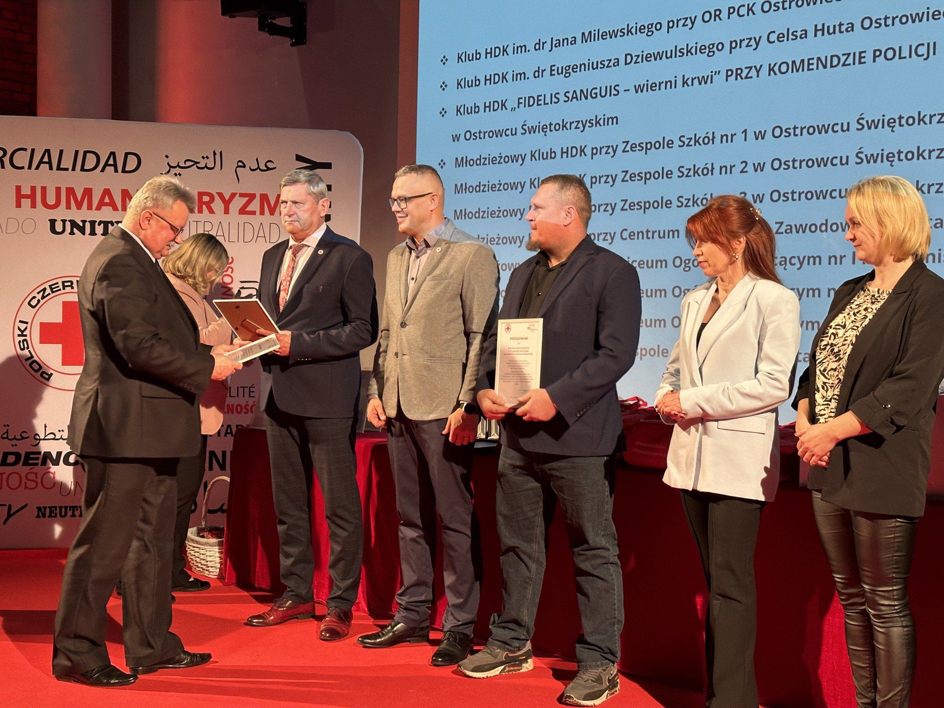 Wręczenie wyróżnień