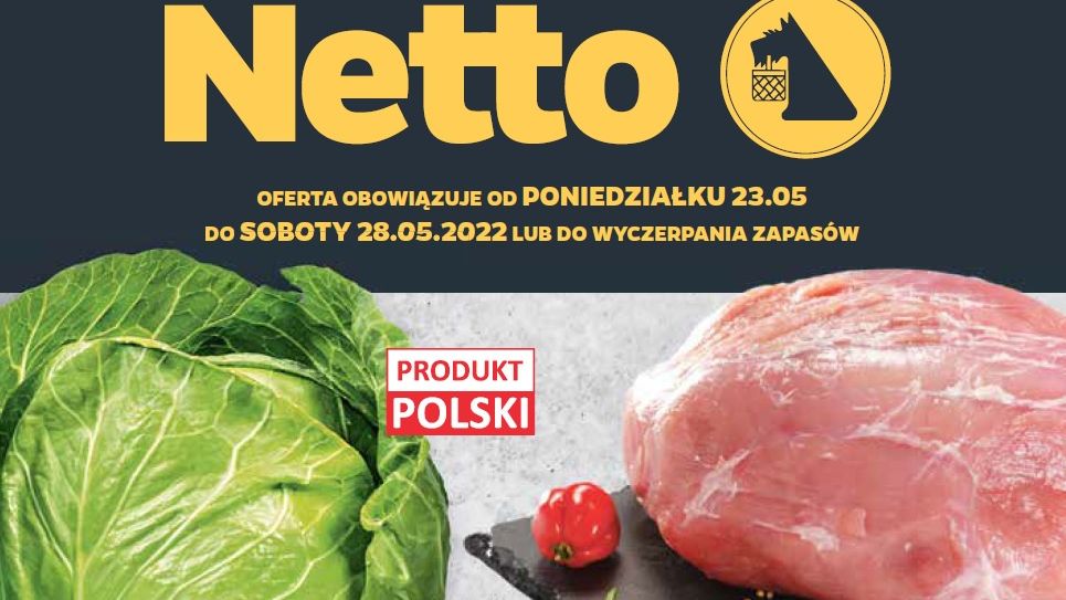 Netto gazetka od poniedziałku 23 maja [23.05]