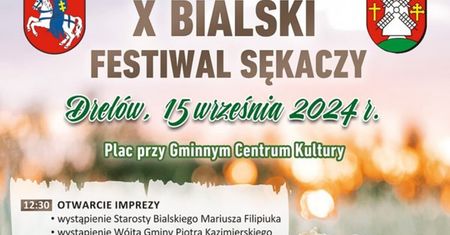 Bialski Festiwal Sękaczy w Drelowie 2024. Występy zaproszonych zespołów. Zobacz godzinowy program