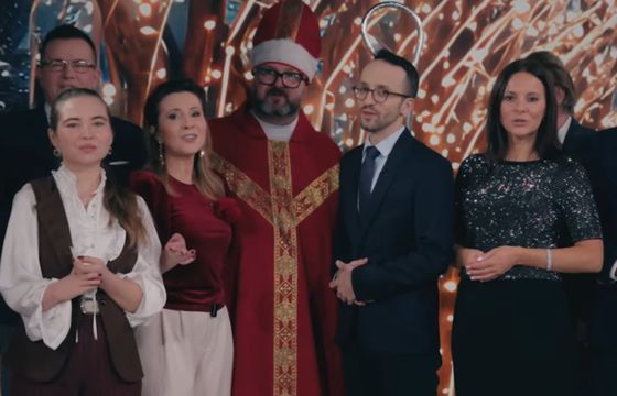 W telewizji wPolsce24 kolęda od dziennikarzy