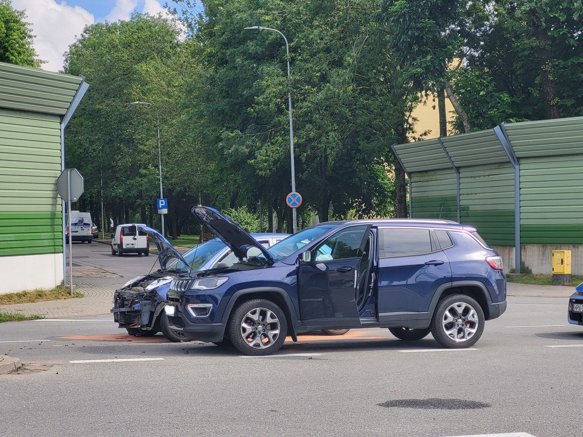 Kolizja na ulicy Koszalińskiej.