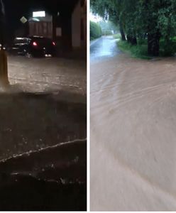 Nawałnice nad Polską. Zalania i podtopienia. Ulice wyglądały jak potoki