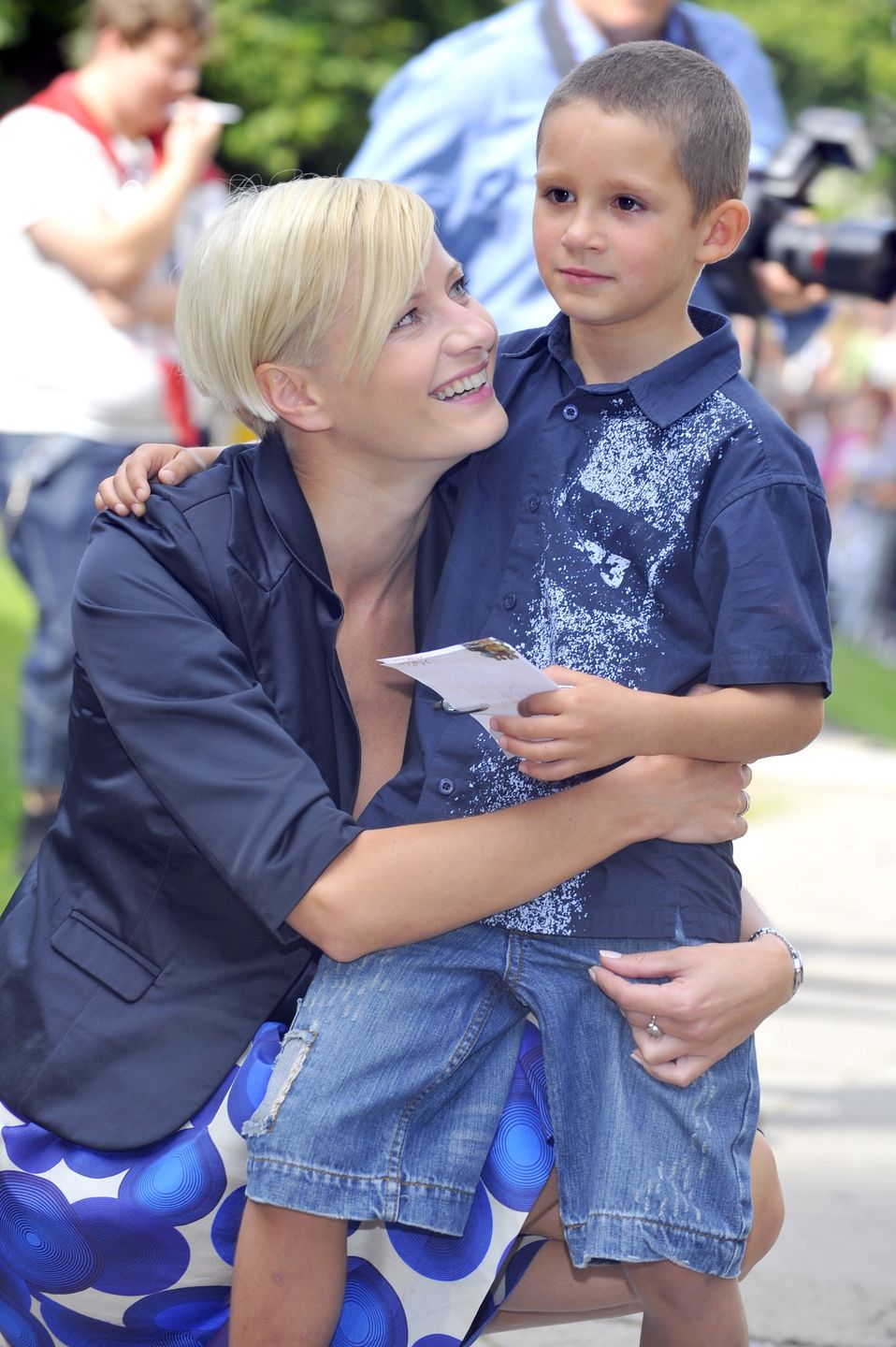Małgorzata Kożuchowska i Krystian Domagała