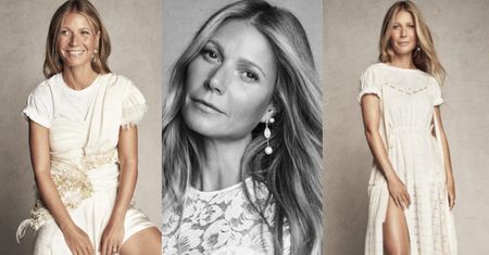 Świeżo poślubiona Gwyneth Paltrow pozuje w bieli na okładce brytyjskiego "Marie Claire"