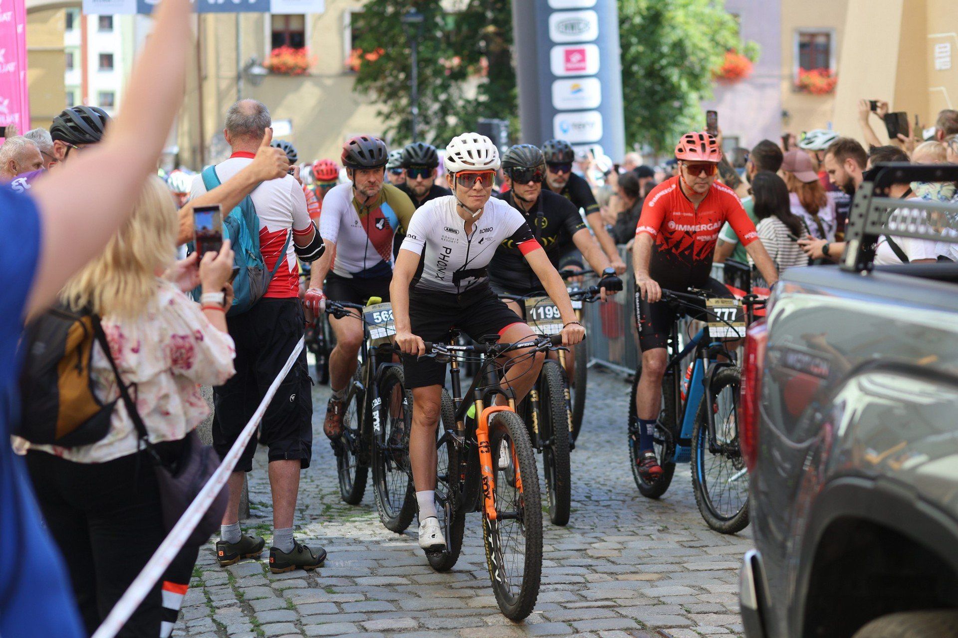20.07.2025 Bike Maraton Jelenia Góra. Na starcie Maja Włoszczowska