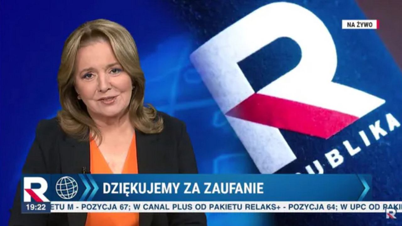 Dawna twarz TVP Info, Danuta Holecka, niedawno zasiliła ekipę TV Republika