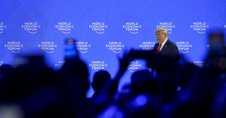 Tak określił siebie Trump. Kuriozalne słowa w Davos