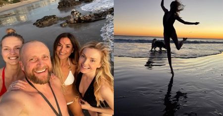 Hollywoodzki sukces Izy Miko: bawi się na plaży z Piotrem Adamczykiem i Karoliną Szymczak (ZDJĘCIA)