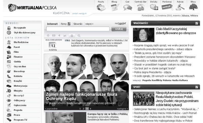 Internetowe hieny zarabiają na katastrofie prezydenckiego samolotu 2