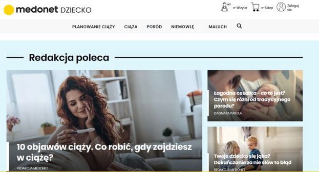 Medonet.pl rozszerza ofertę o Medonet Dziecko