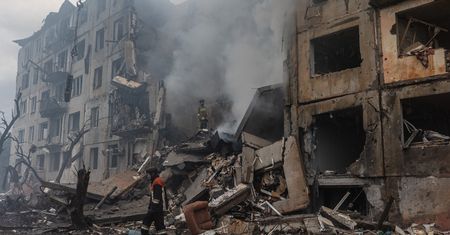Atak Rosji na centrum Sum. Dwie osoby nie żyją, są też ranni