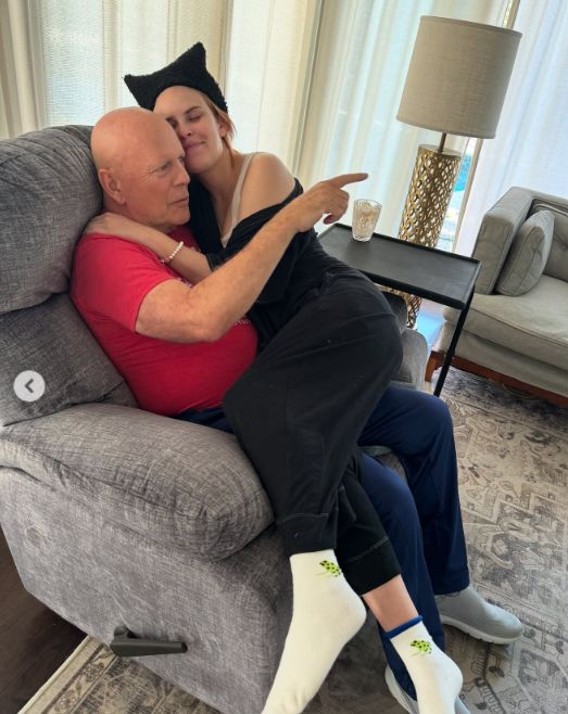 Bruce Willis z córką