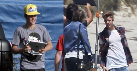 Bieber wydał ZAKAZ ROZMAWIANIA Z NIM podczas sesji!