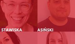 Anna Stawiska, Agnieszka Murawska, Kaja Żarkowska i Filip Jasiński w zespole badawczym IQS